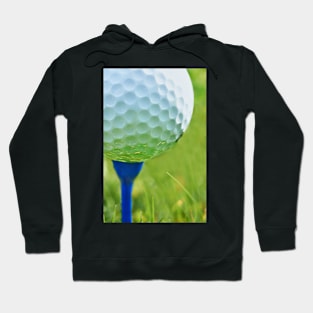 Golf Ball on Tee Hoodie